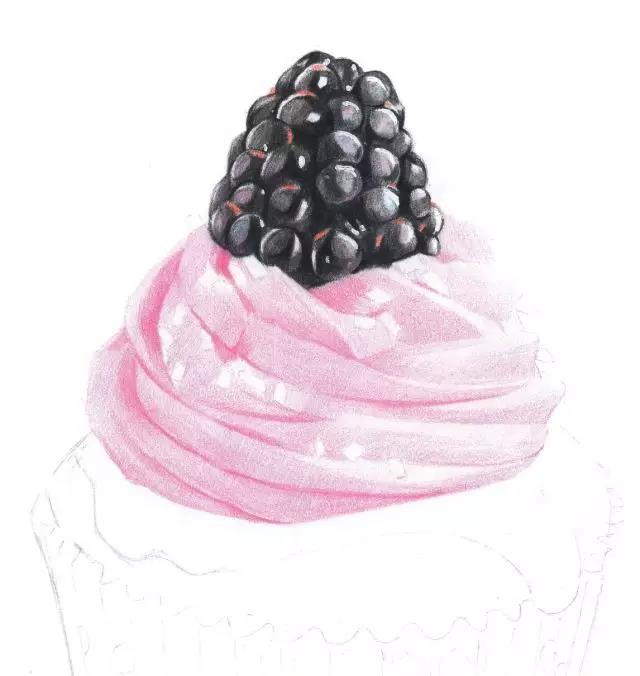 教程· 手绘丨绘制一杯甜甜的cupcake