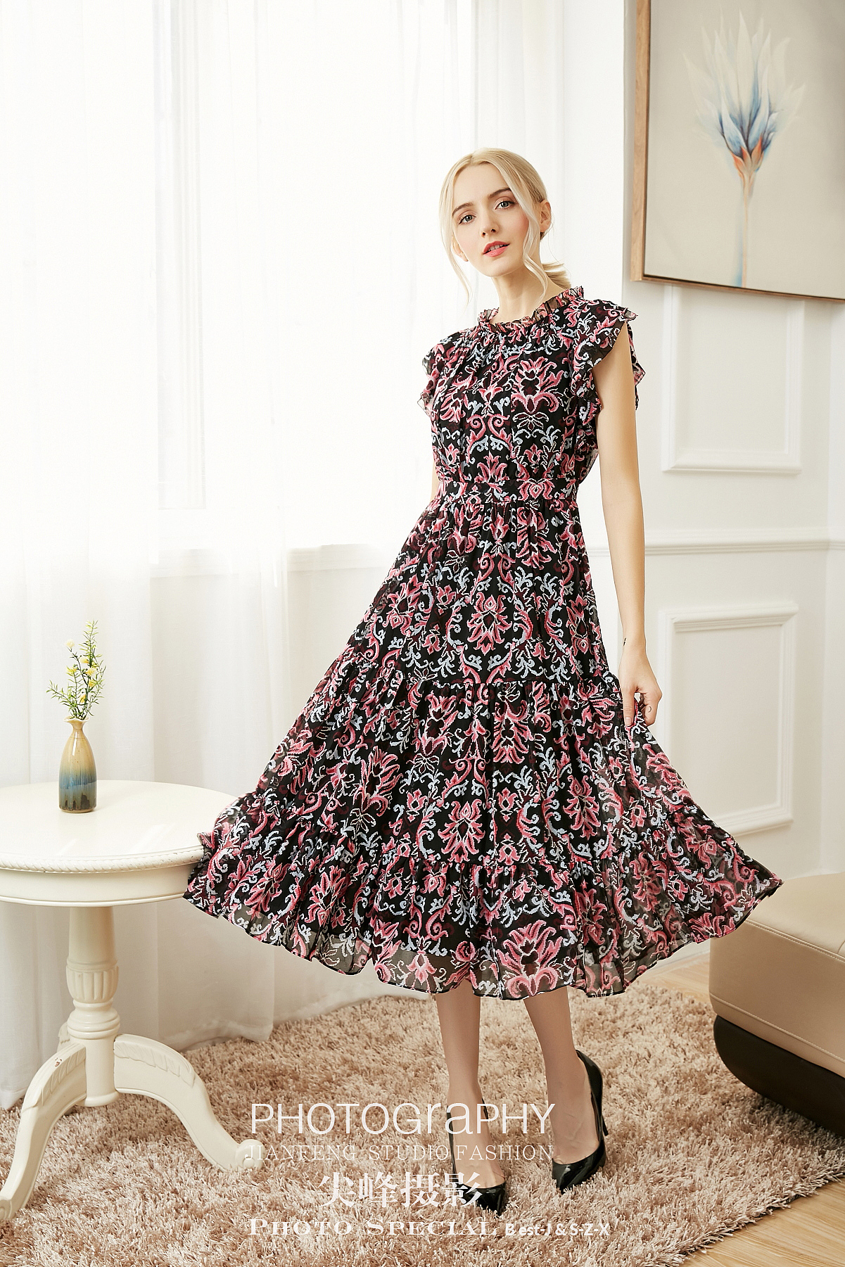 甜美优雅外模服装拍摄作品