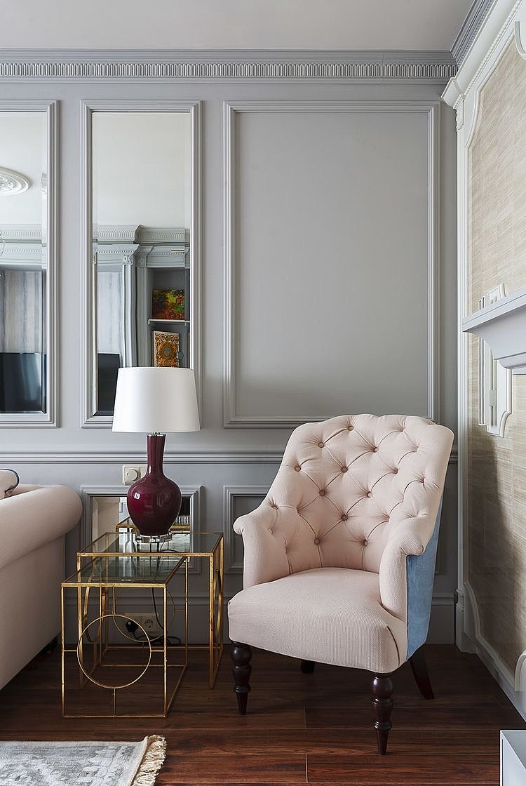 室内设计 石膏线 护墙板