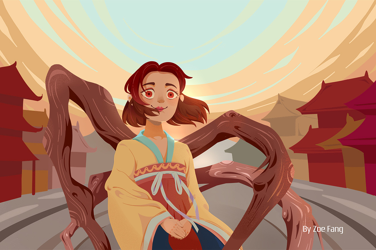 树妖（图ZMjYxMzYyMDQ0） - 商业插画 - 站酷设计师Zoe_Fang原创素材 - 站酷ZCOOL