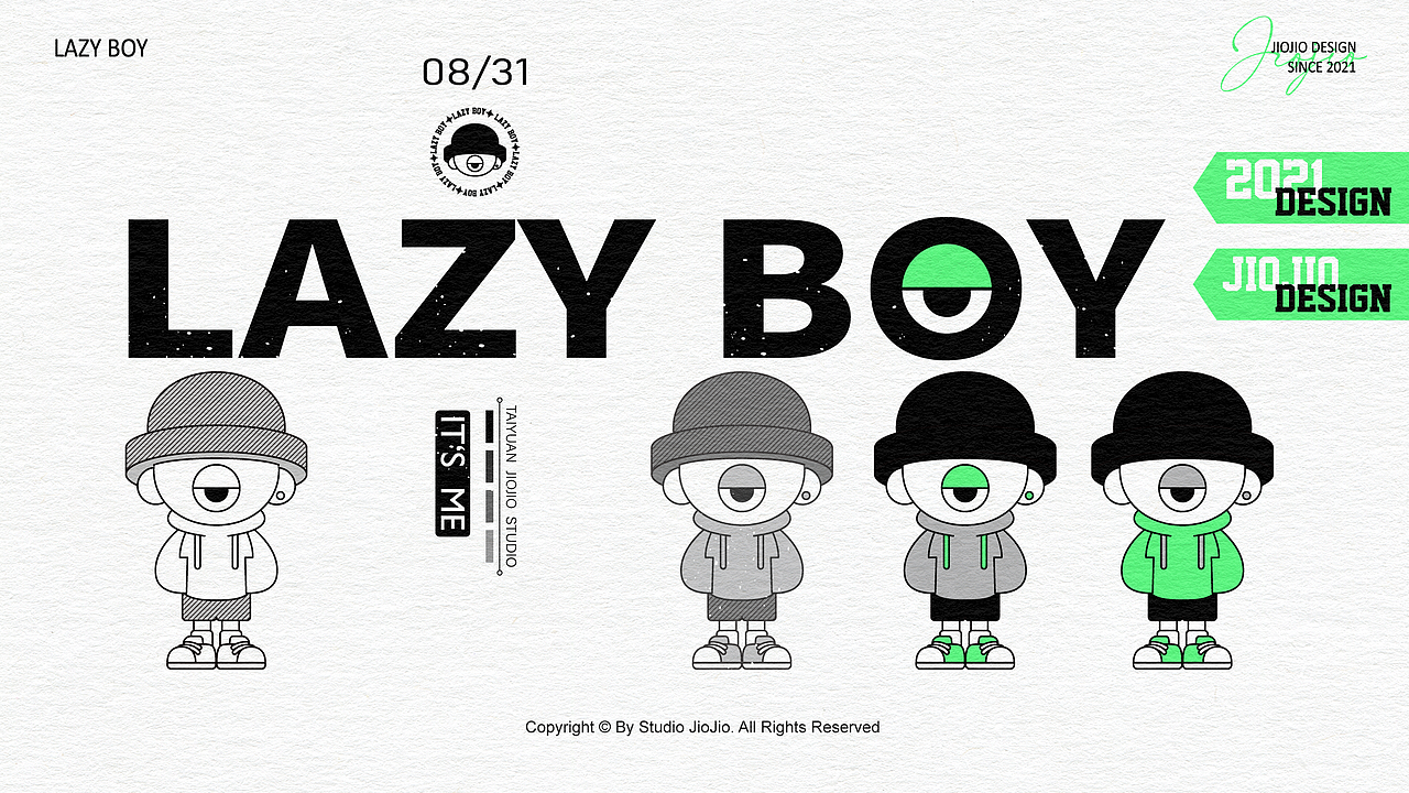 《LAZY BOY》个人IP作品集