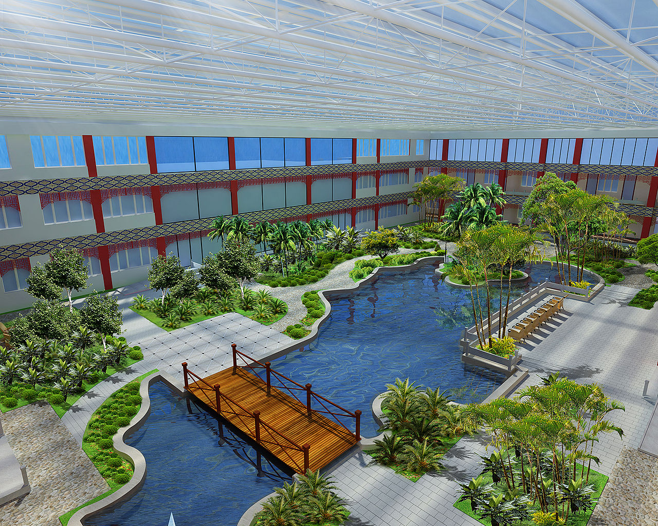 五星级养老院主要空间完整方案