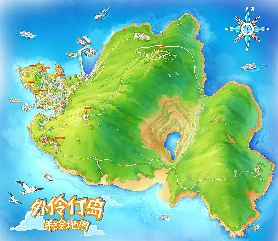 近段时间的手绘地图作品集——04