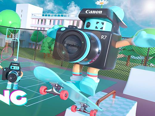 佳能青春专微IP设计大赛-小花Young