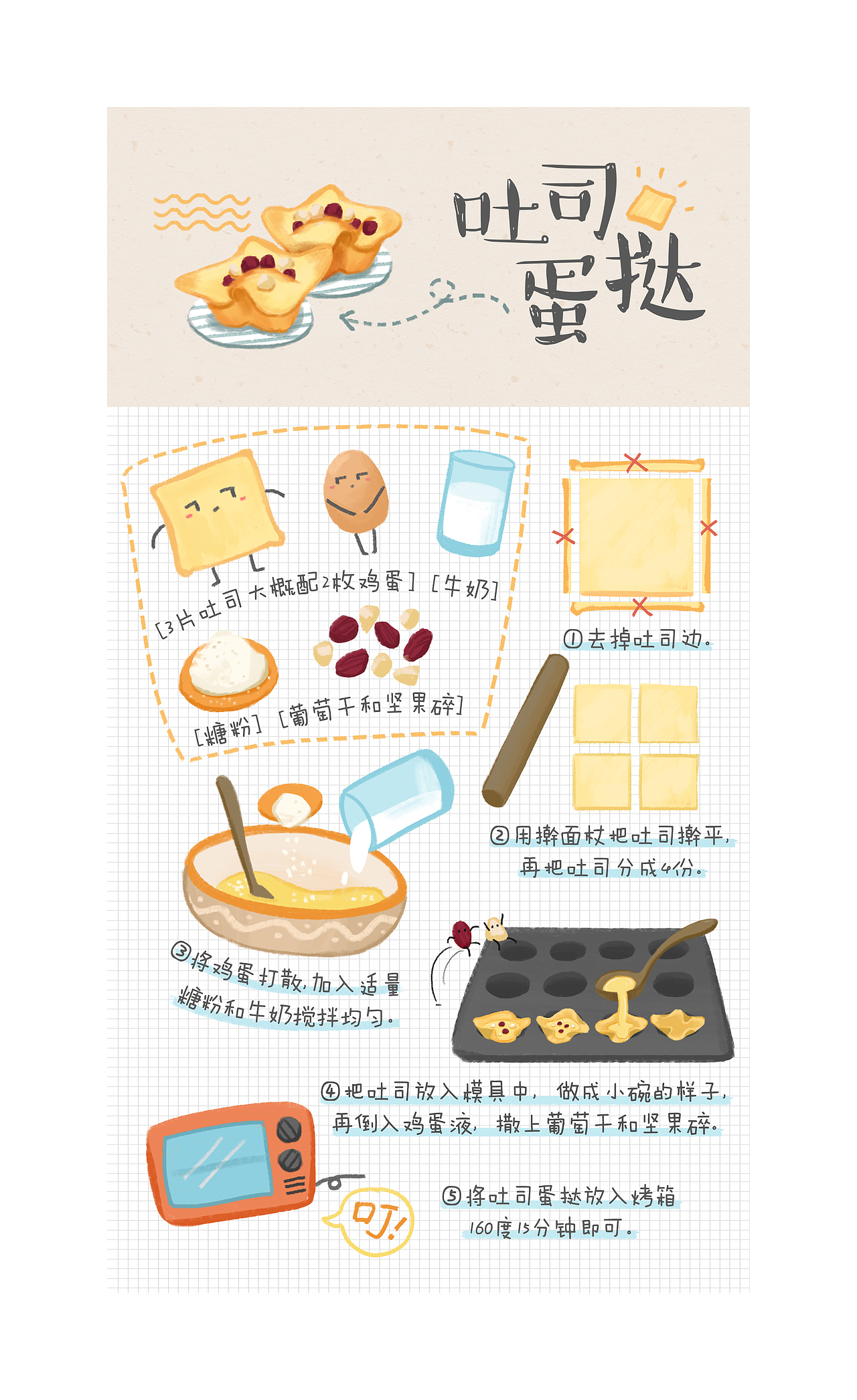 手绘早餐食谱(一)