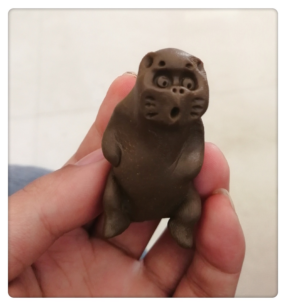 塑新斋潘纪坤手捏粘土陶公仔泥猴系列