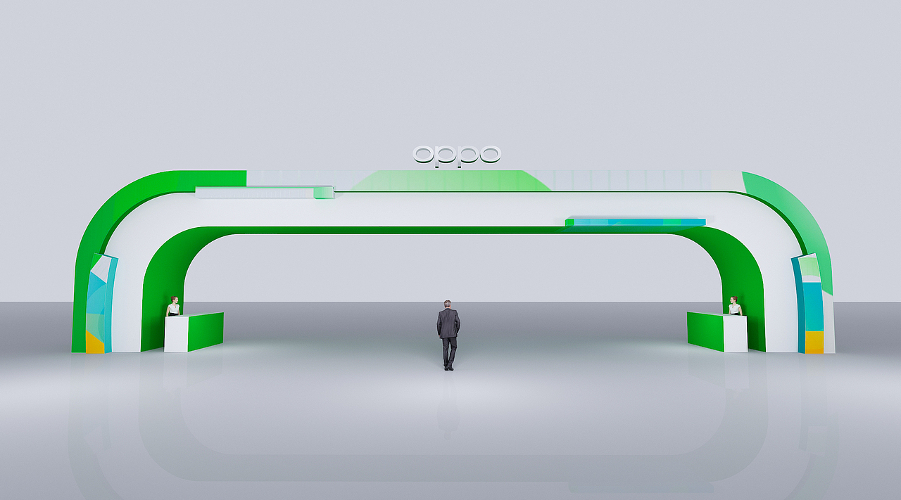 2020 oppo年会分舞台设计（图ZMjEzNTg2Mzgw） - 舞台美术 - 站酷设计师庸人自扰Q原创素材 - 站酷ZCOOL