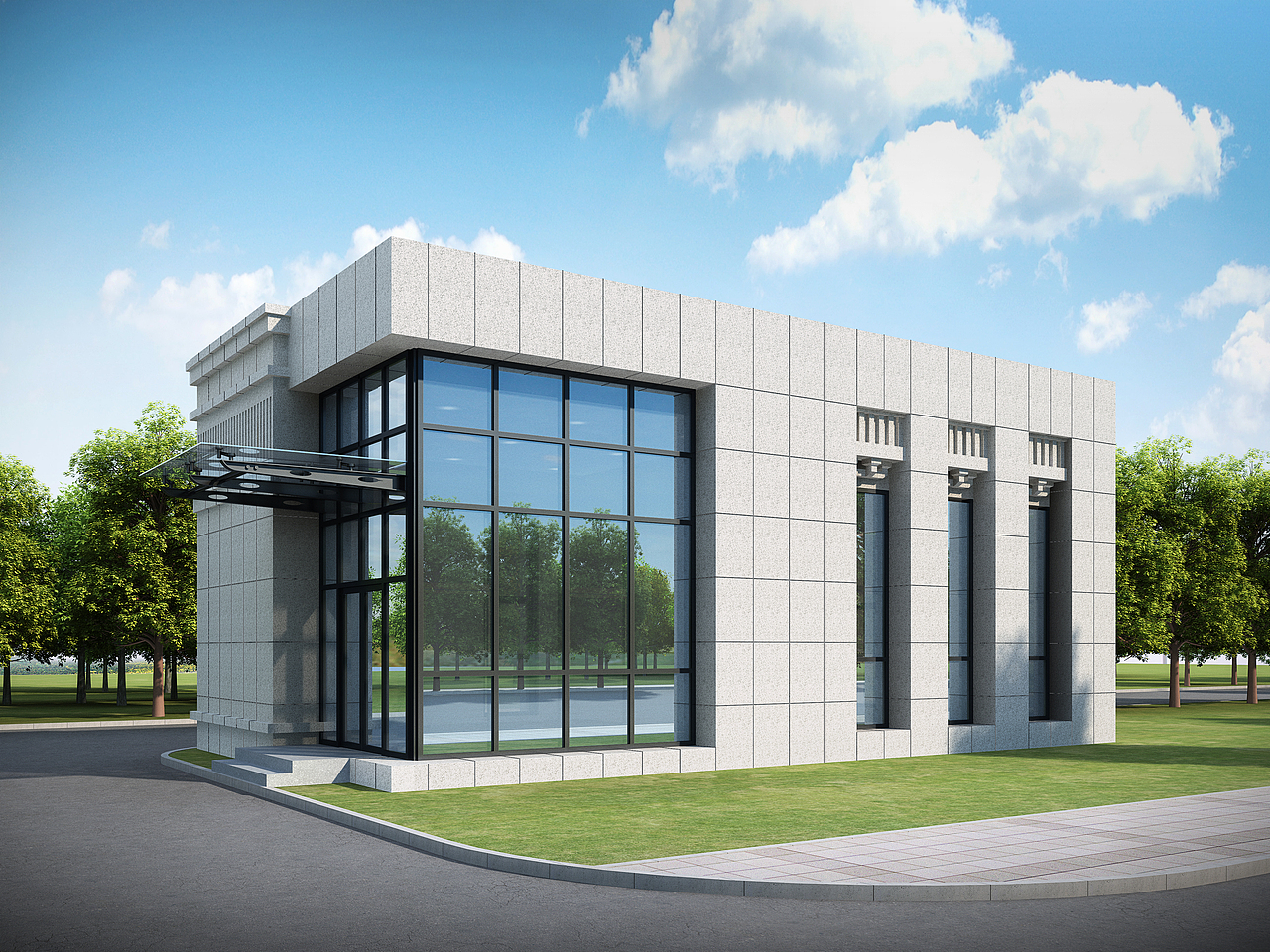 室外表现|空间|建筑设计|1992效果图小瑜_原创作品-站酷(zcool)