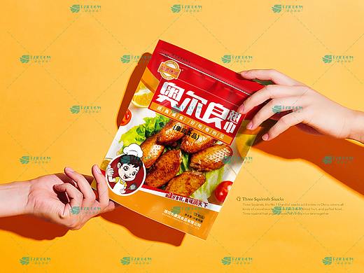 奥尔良翅中包装设计