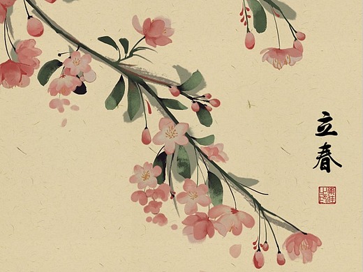 四季节气立春小暑秋分冬至