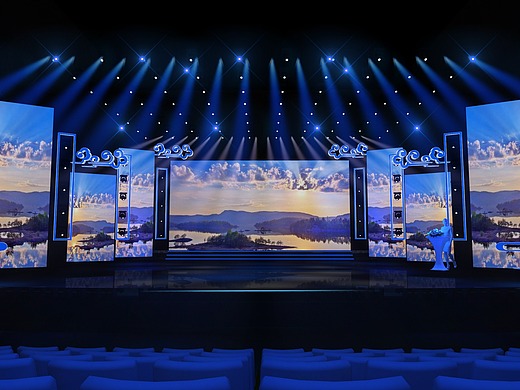 《六盘山旅游文化闭幕式》舞美设计