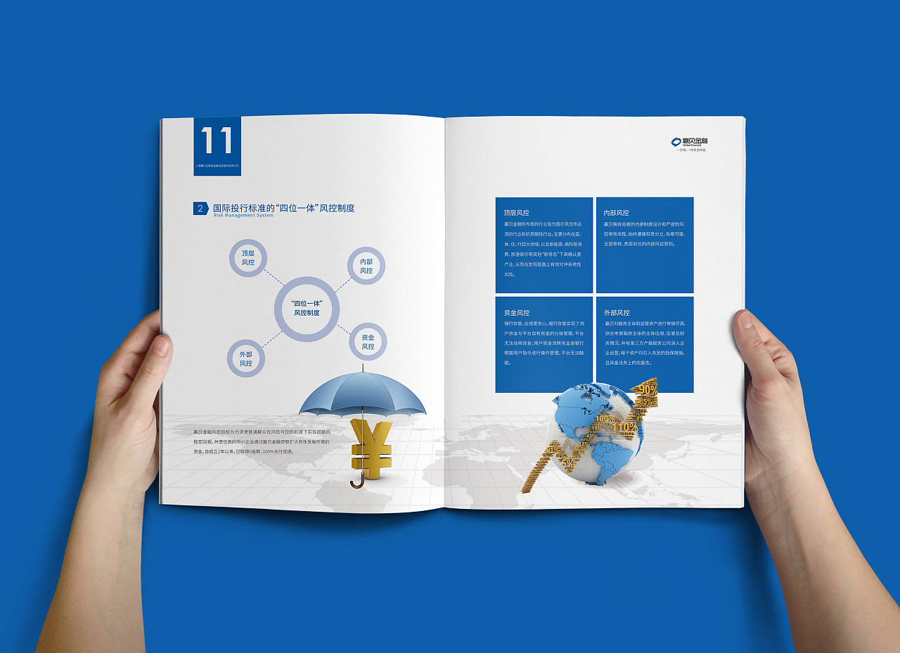 金融类企业画册