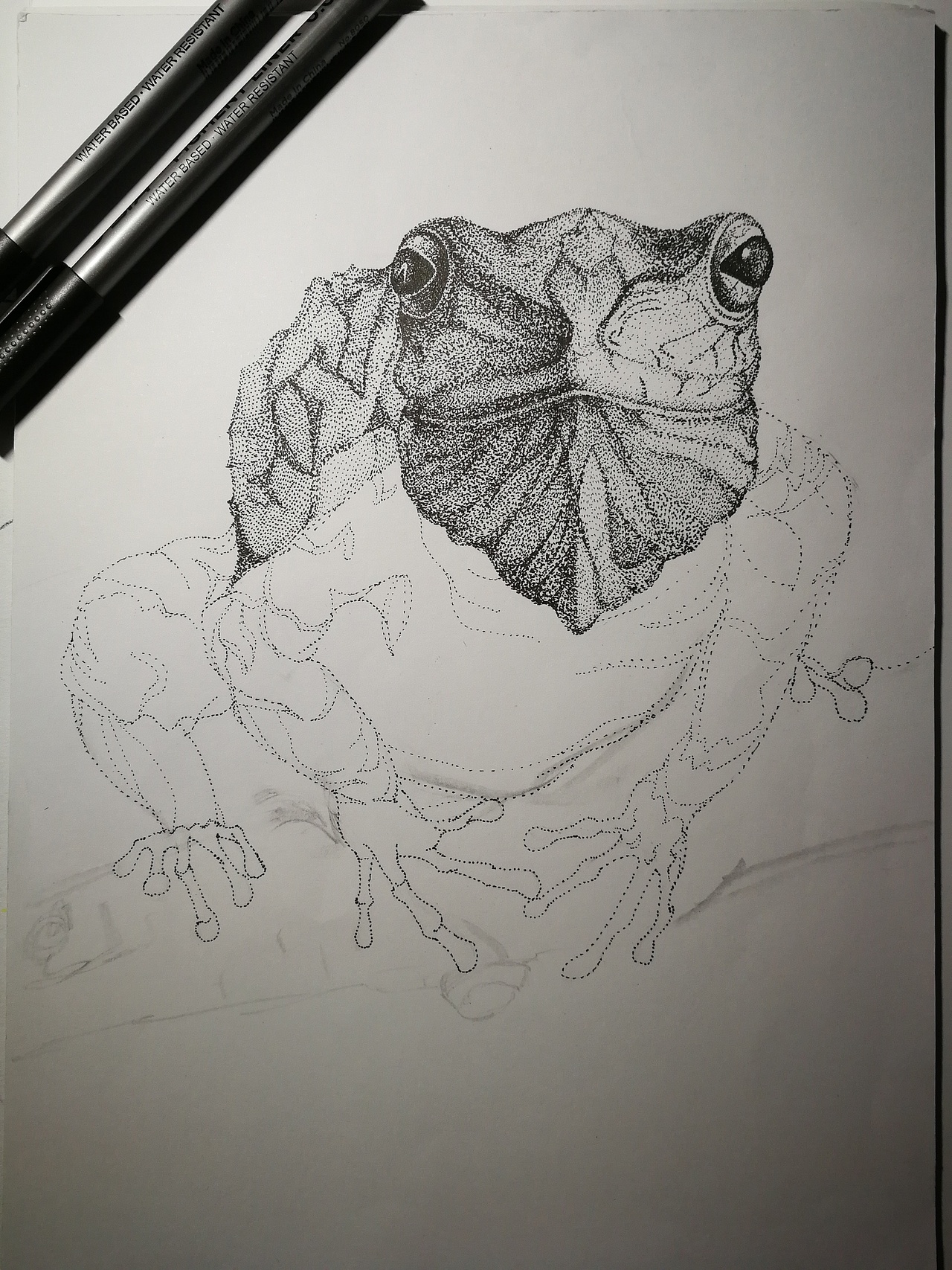 针管笔点画练习（图ZMTE3MDA5NDY4） - 创作习作 - 站酷设计师赛尔多夫原创素材 - 站酷ZCOOL