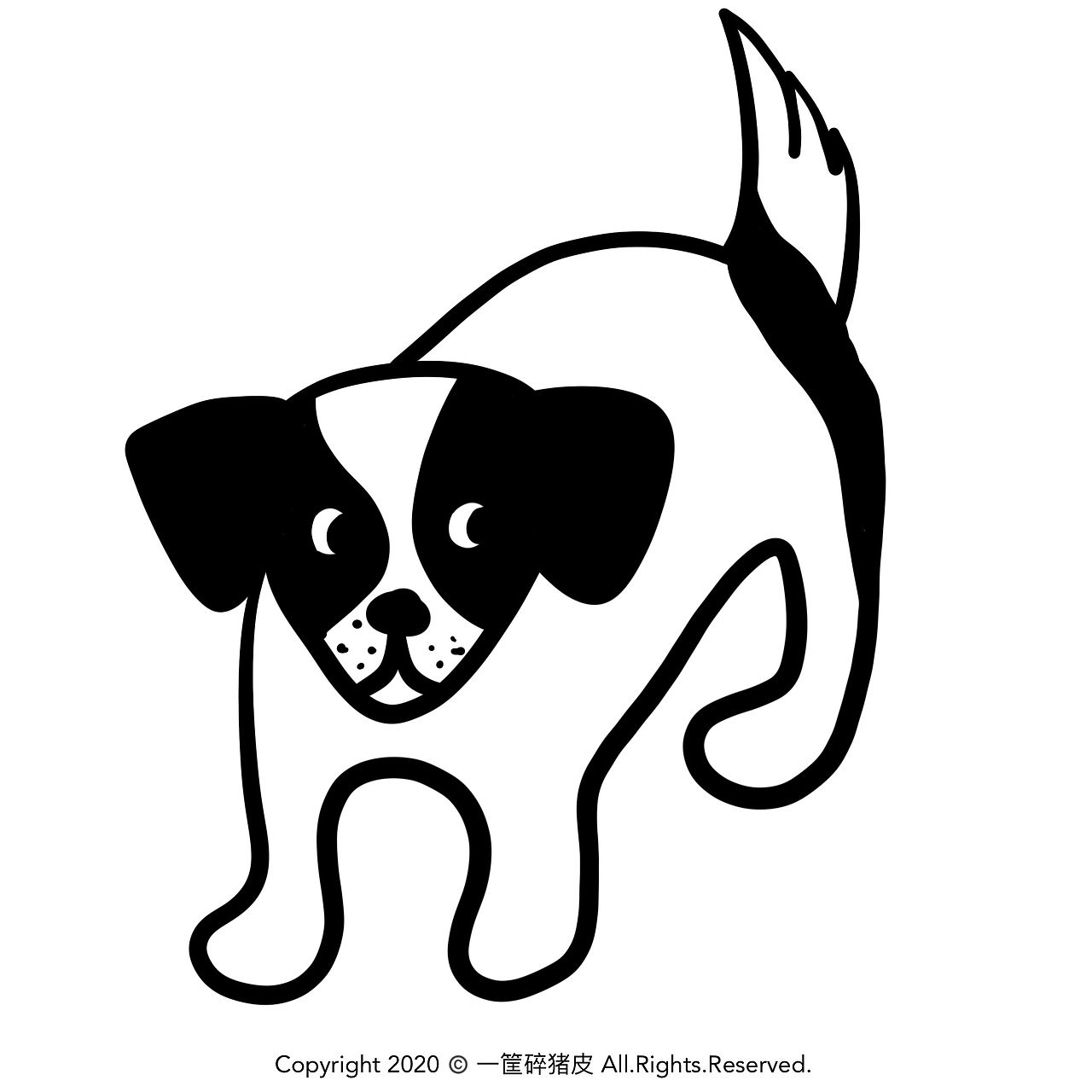 家有胖狗（图ZMjAyMDMyNTY4） - 新锐潮流插画 - 站酷设计师一筐碎猪皮原创素材 - 站酷ZCOOL