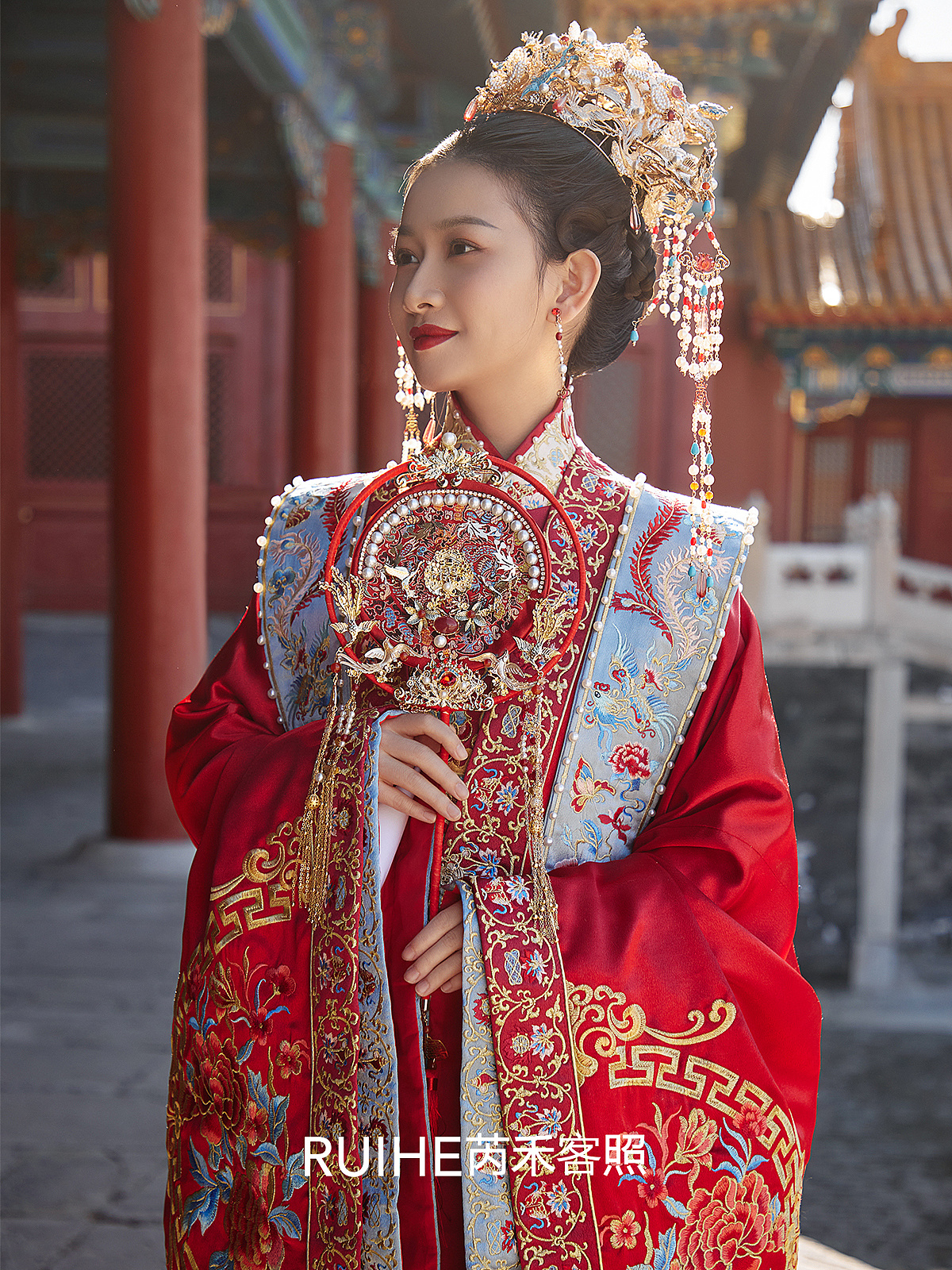 这就是婆婆指定让拍的汉服婚纱照,效果yyds|摄影|婚礼摄影|遇见yujian