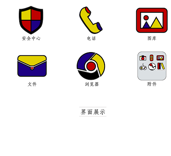 受蒙德里安启发设计的icon（图ZNzU5NjU4NzY=） - 图标 - 站酷设计师LQRlqr原创素材 - 站酷ZCOOL
