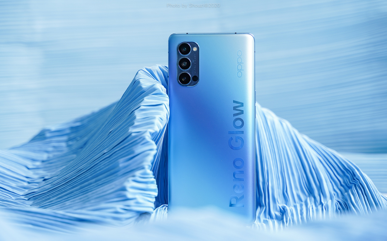 oppo reno4 pro 晶钻蓝