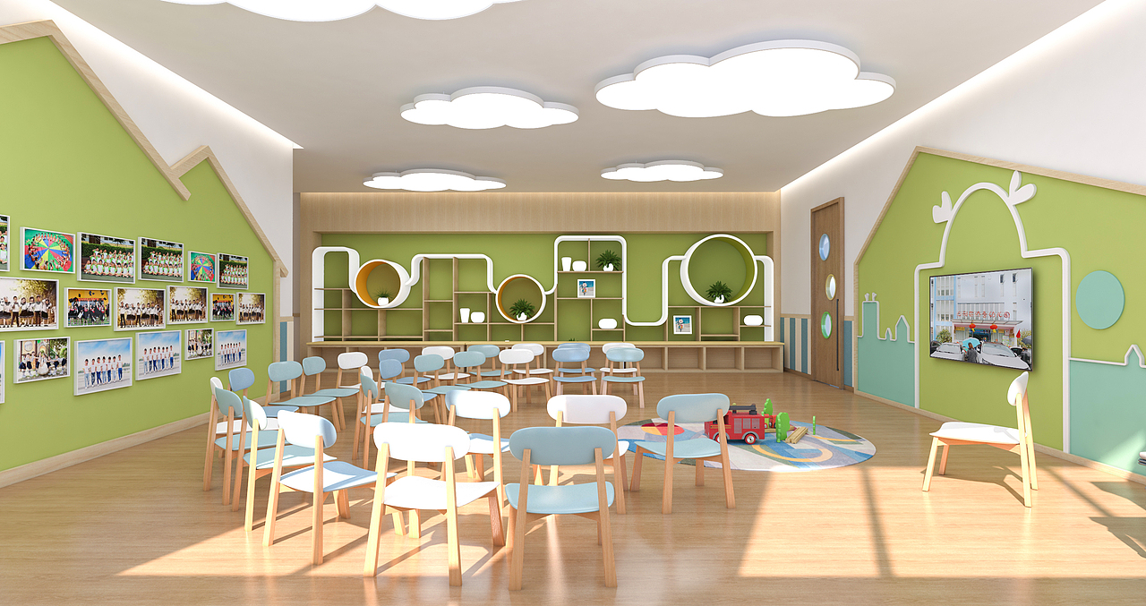 幼儿园大厅、活动室（图ZMjk1ODIwNDEy） - 其他空间 - 站酷设计师司徒小镇原创素材 - 站酷ZCOOL