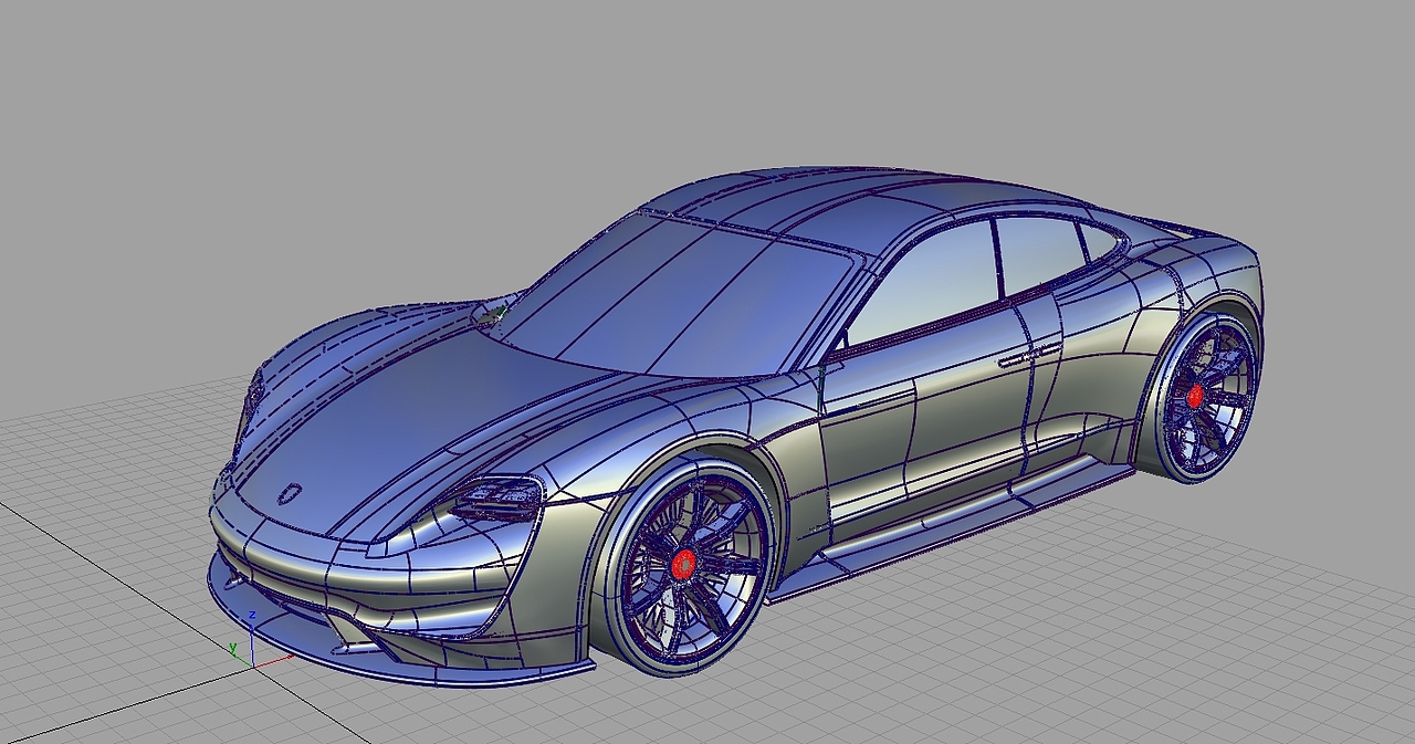 Porsche-Mission-E纯效果图Alias建模教程（图ZOTM3OTYyNDA=） - 机械/交通 - 站酷设计师Adleyou原创素材 - 站酷ZCOOL