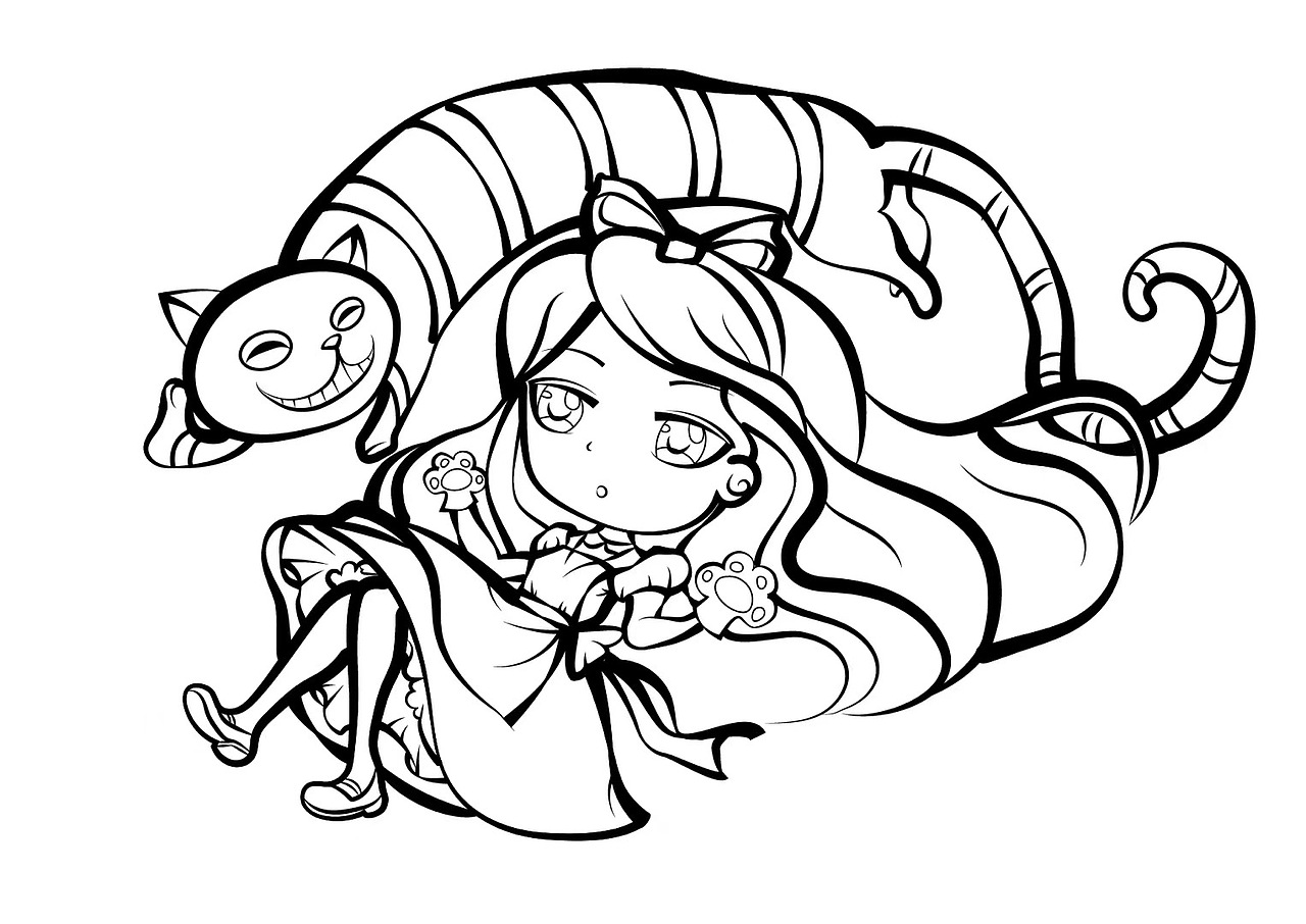 爱丽丝|插画|艺术插画|小桃今天画画了吗_原创作品-站酷zcool