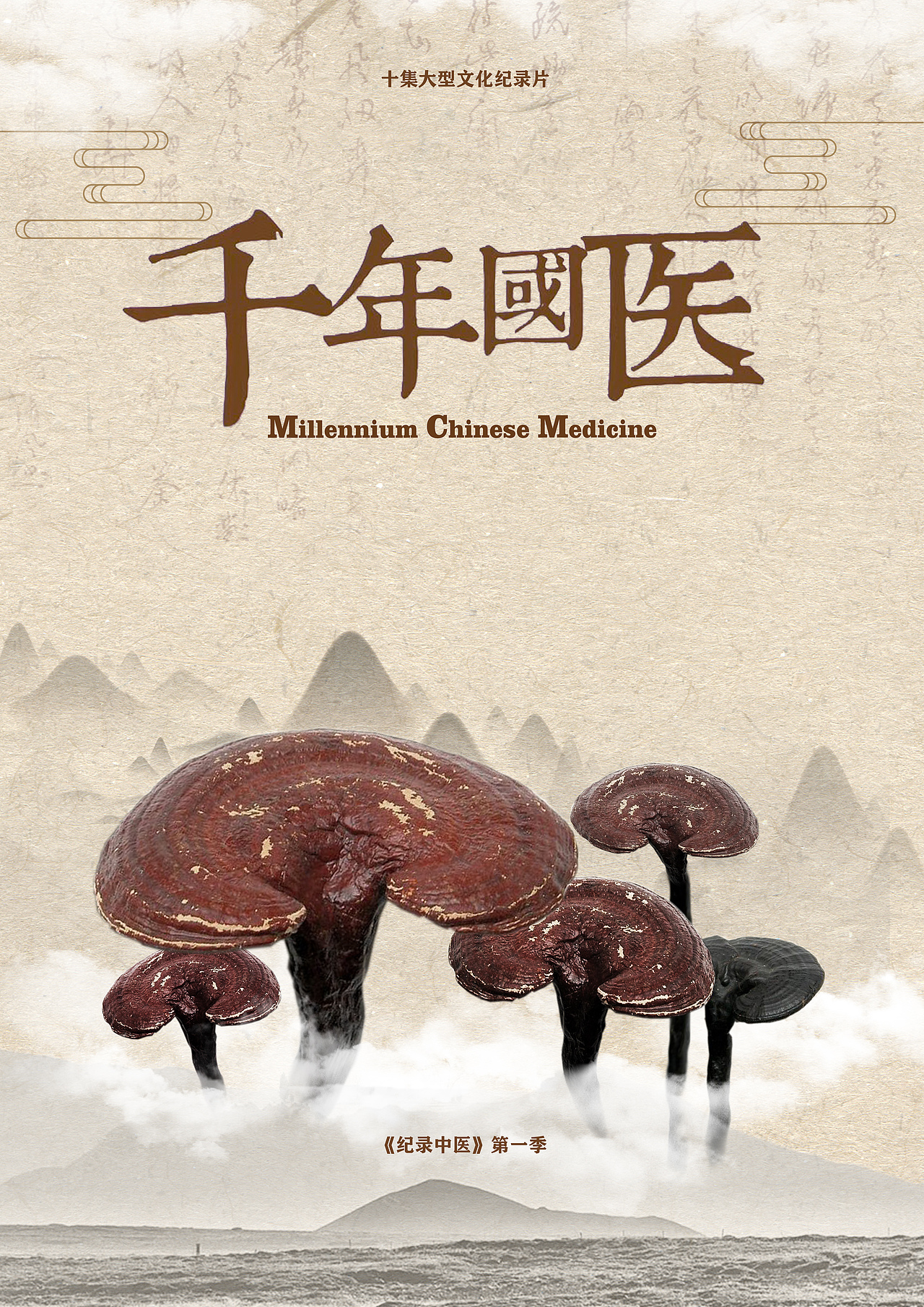 纪录片千年国医概念海报设计