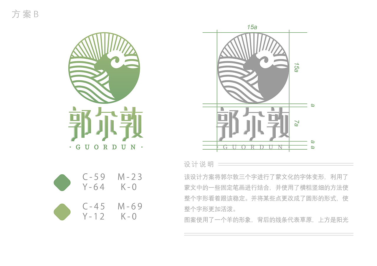 蒙古郭尔顿手扒羊肉logo设计（图ZMjUzMTY0Nzk2） - Logo - 站酷设计师瞎瞎子原创素材 - 站酷ZCOOL