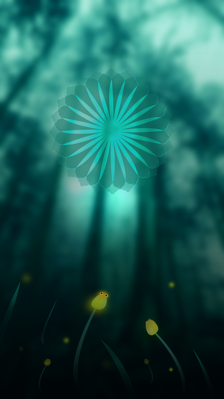 魅惑森林主题设计（图ZNTk2OTA4MDA=） - 主题/皮肤 - 站酷设计师King宝儿原创素材 - 站酷ZCOOL