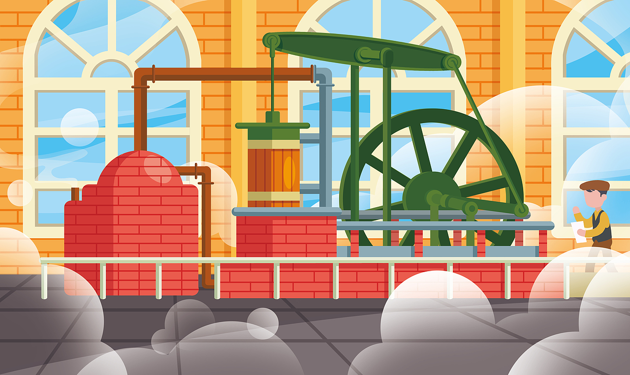 科技馆壁画|插画|商业插画|放我出去吧_原创作品-站酷zcool