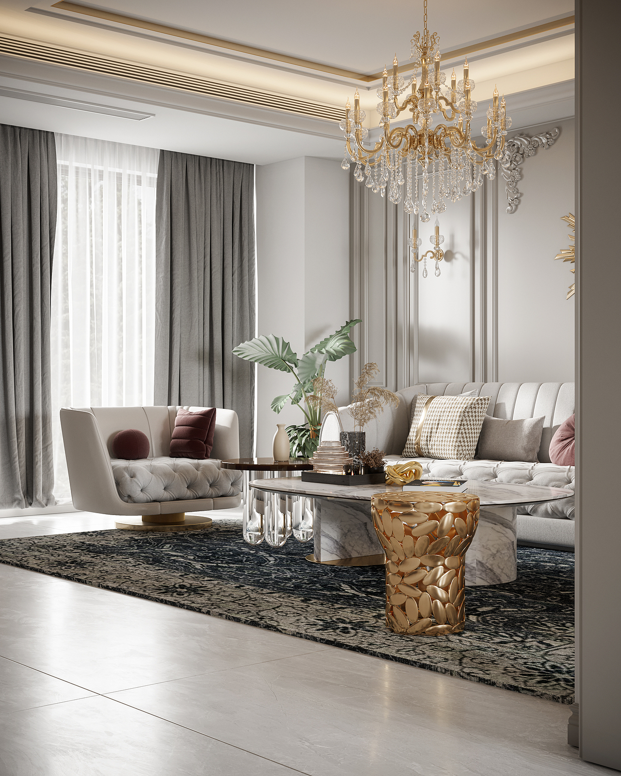 美式轻奢空间案例项目