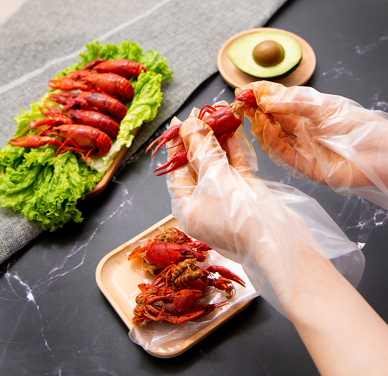 一次性手套拍图