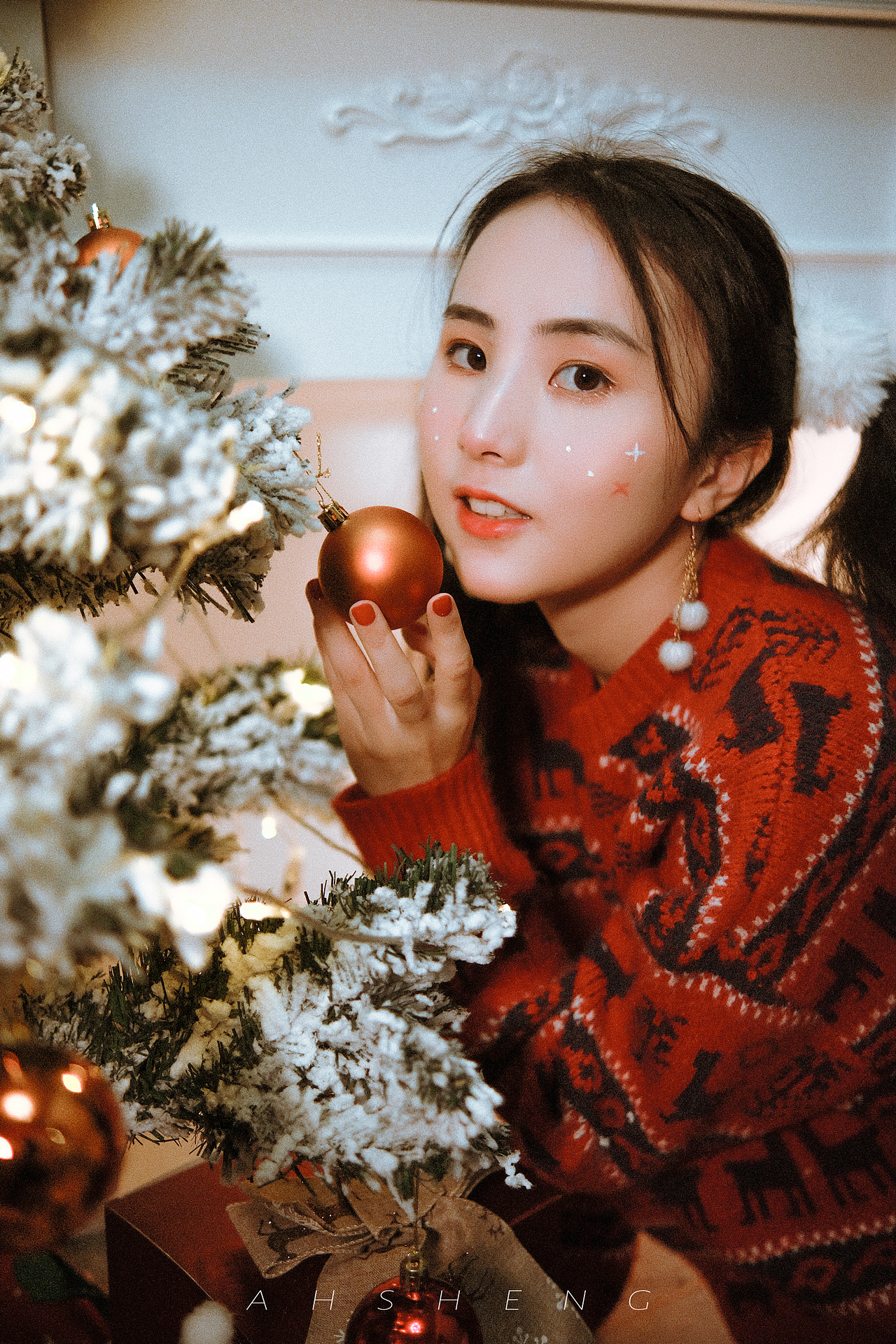 我住的城市也有红色的圣诞节