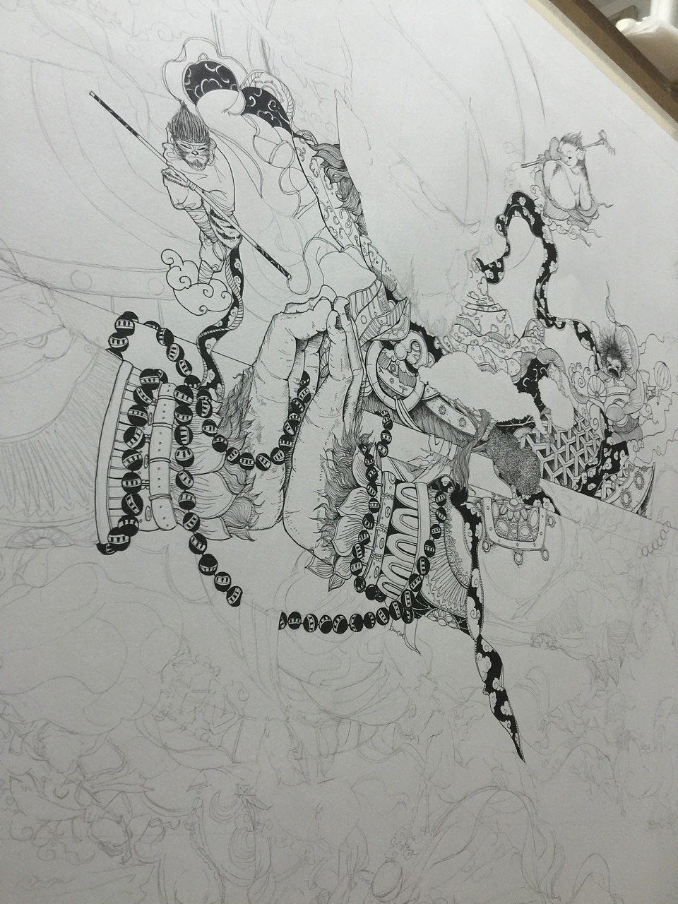 全开手绘齐天大圣孙悟空插画（图ZNDg4MDk0ODA=） - 绘画 - 站酷设计师彭鱼腩原创素材 - 站酷ZCOOL