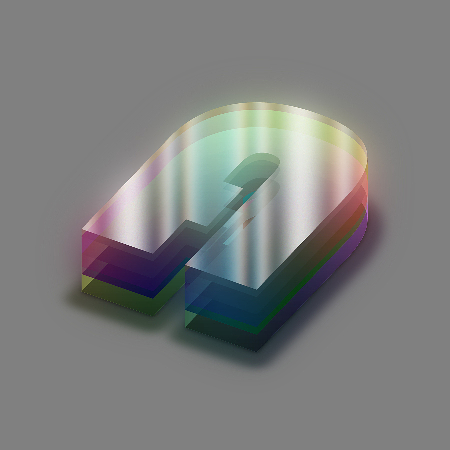 超质感26个有机玻璃字母