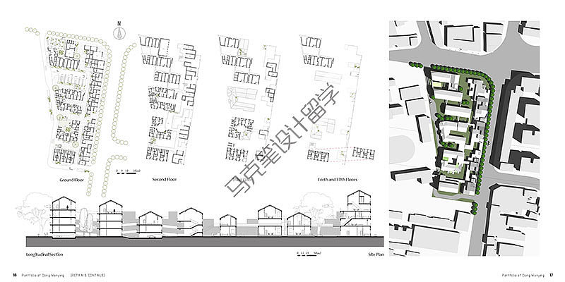 [案例精选]建筑设计留学作品集案例（图ZODYzMzEzMDQ=） - 建筑设计 - 站酷设计师马克笔设计留学原创素材 - 站酷ZCOOL