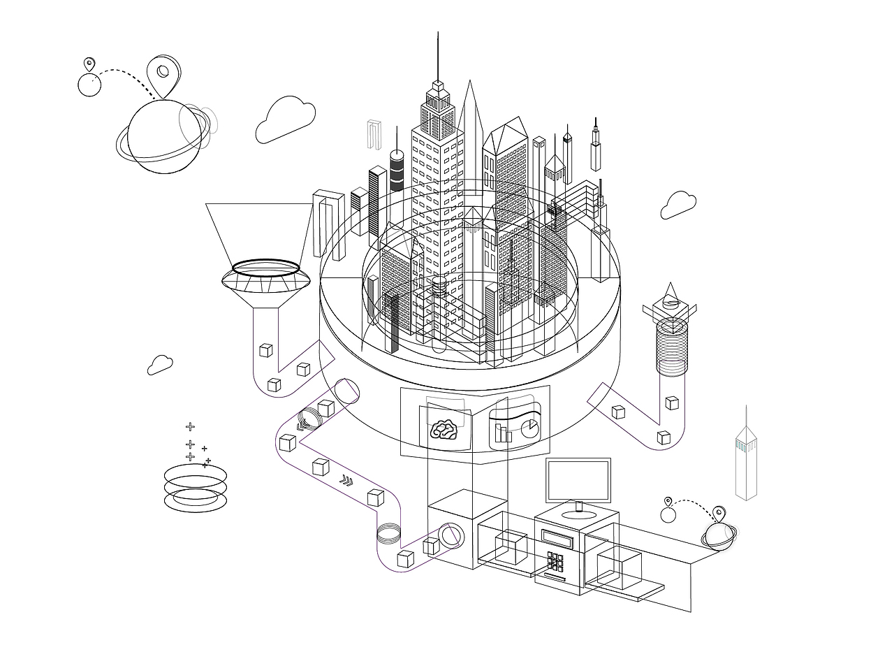 2.5D城市（图ZMTY3OTgxMjA4） - 其他UI - 站酷设计师拾壹呀原创素材 - 站酷ZCOOL