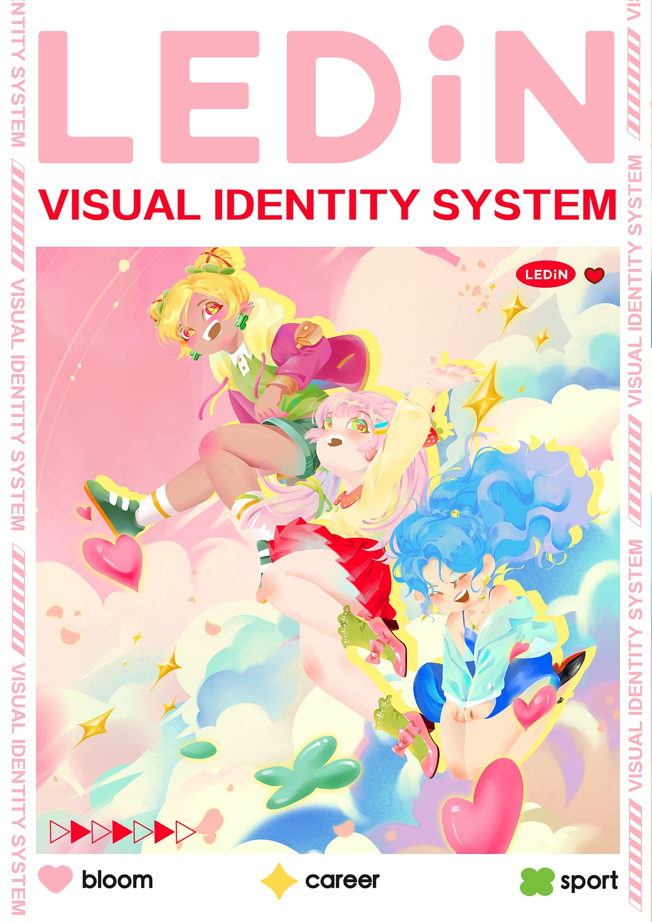 LEDIN樂町插畫大賽 IP設(shè)計（圖ZMzE3Njk0OTA0） - 商業(yè)插畫 - 站酷設(shè)計師修貓不吃魚原創(chuàng)素材 - 站酷ZCOOL