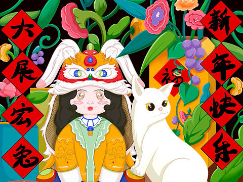 我和太阳的贺岁图