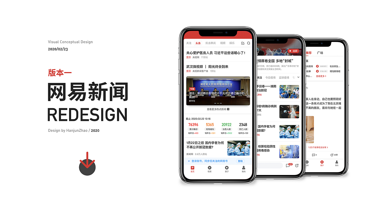 网易新闻REDESIGN（双版本）（图ZMTk2NzcwODE2） - APP界面 - 站酷设计师夏目狮子原创素材 - 站酷ZCOOL