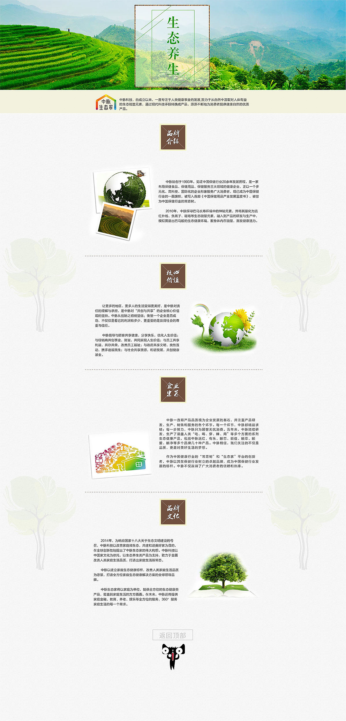 淘宝天猫商家品牌文化品牌故事页面