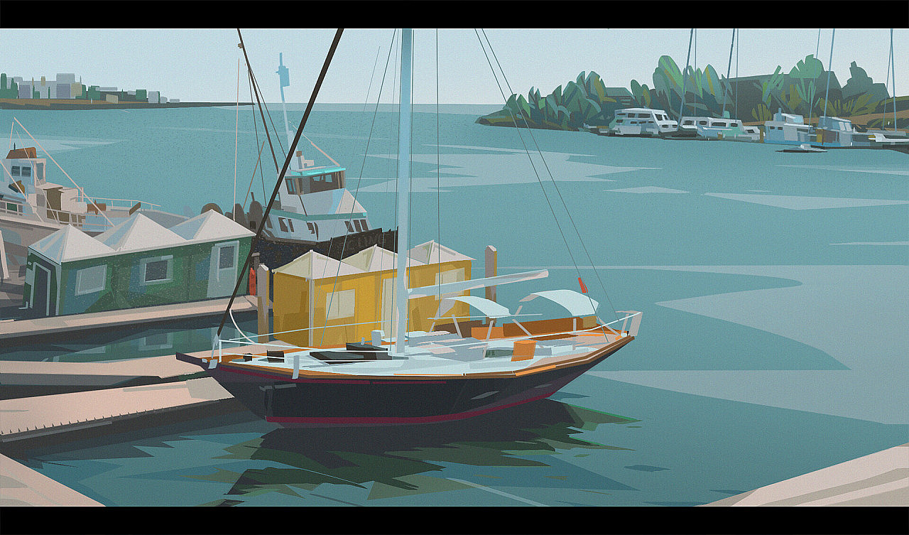 小码头|插画|创作习作|yjling - 原创作品 - 站酷 (zcool)