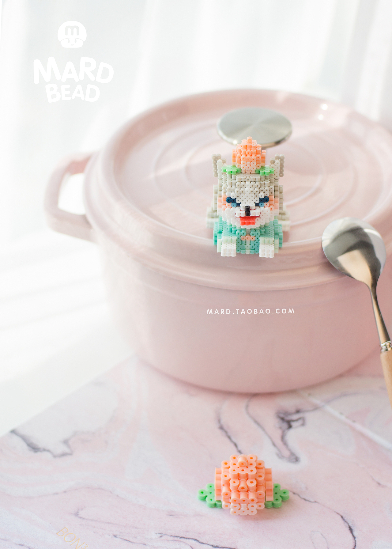 MARD拼豆原创-寿桃哈士奇（图ZMTExNTYyNDQw） - 手办/模玩 - 站酷设计师拼拼豆豆原创素材 - 站酷ZCOOL