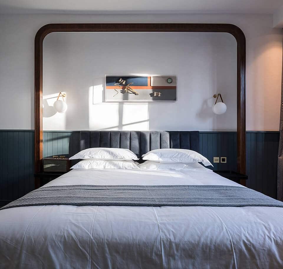 郑州复古主题酒店设计公司装修案例