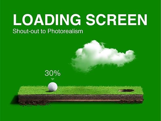 高尔夫加载页面 Golf Loading Screen