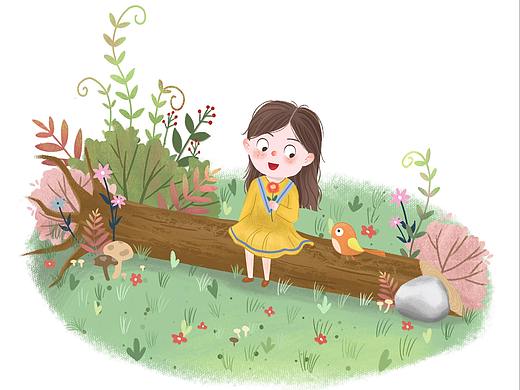 儿童插画-原创小场景练习