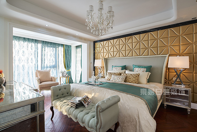 盛元慧谷后现代混搭风格卧室案例实景图