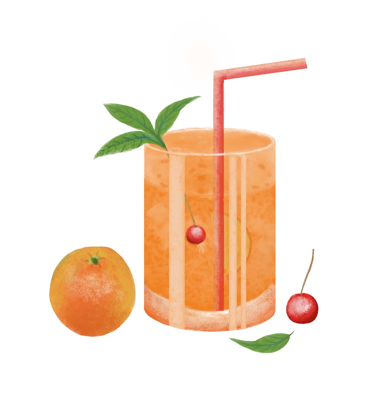 手绘果汁饮料卡通素材模板免费下载_1920像素AI图片设计素材_【包图网】