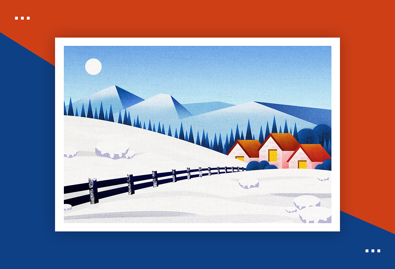 风景插画（图ZMjA1NDUyNjQw） - 艺术插画 - 站酷设计师是丹妮啊原创素材 - 站酷ZCOOL