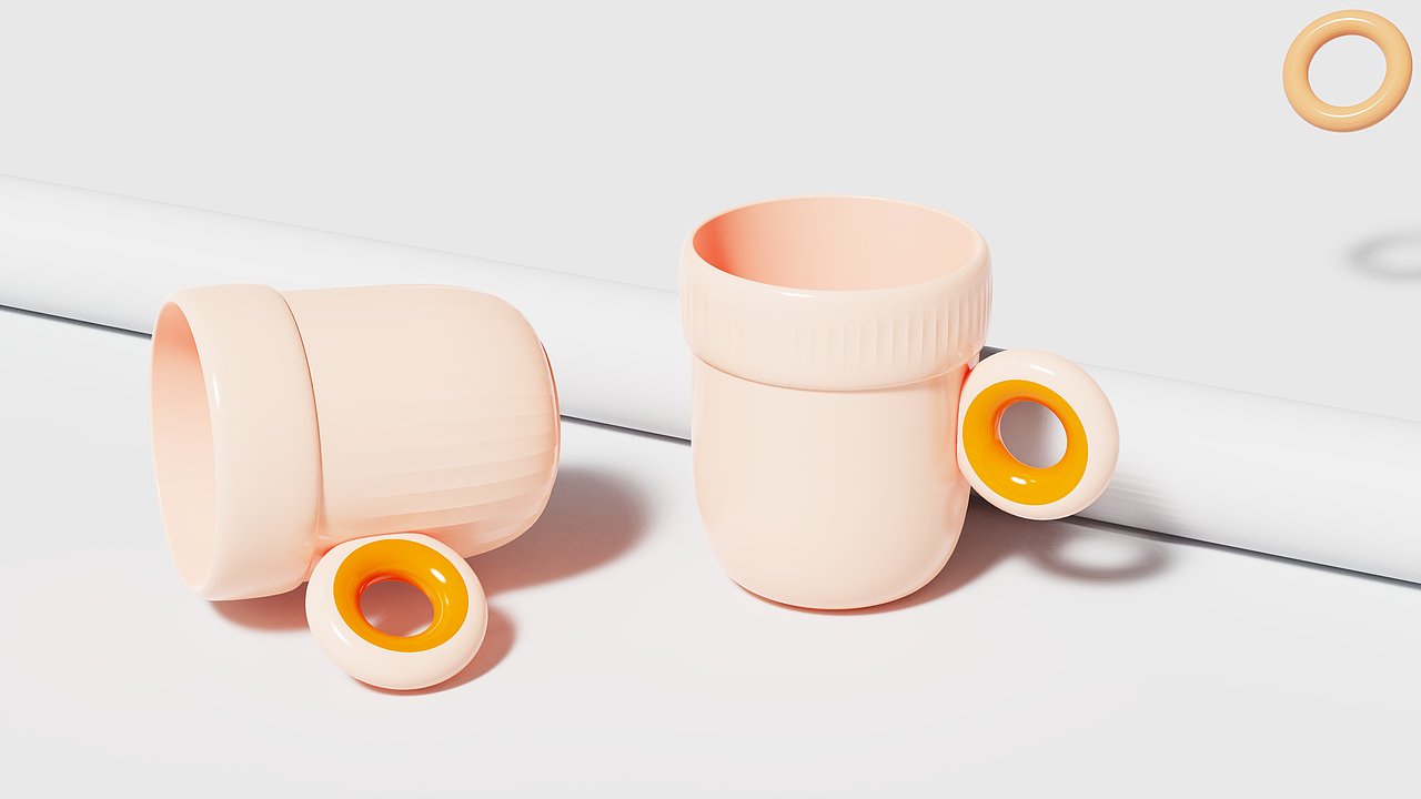 甜甜圈 杯子（图ZMjgxMDAzNzg4） - 生活用品 - 站酷设计师星繁锦原创素材 - 站酷ZCOOL