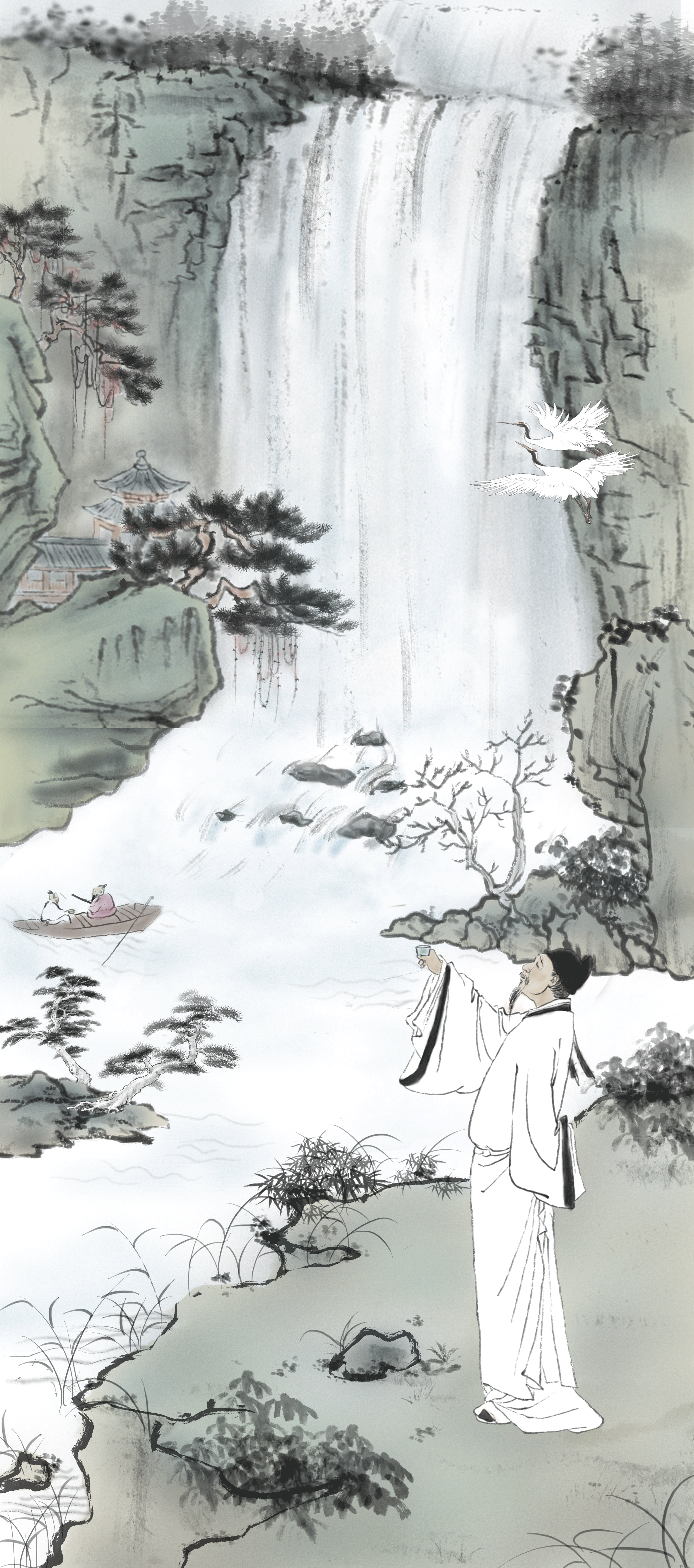 19级国画专业《壁画基础》课程结课作业（图ZMjYwNjUwMDcy） - 其他平面 - 站酷设计师纪保超原创素材 - 站酷ZCOOL
