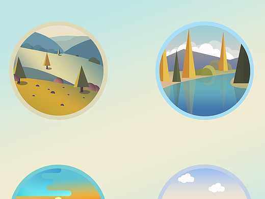 矢量插畫（個人主頁-ZMjM5MzQyMzY=） - 創(chuàng)作習(xí)作 - 站酷設(shè)計師李若瀾原創(chuàng)素材 - 站酷ZCOOL